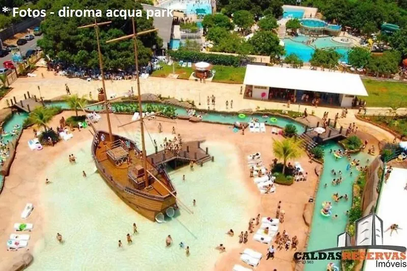 Piazza Diroma Oficial Com Acesso Ao Acqua Park Vulcao Ate 5 Pessoas 1 Apartment Caldas Novas Brazil